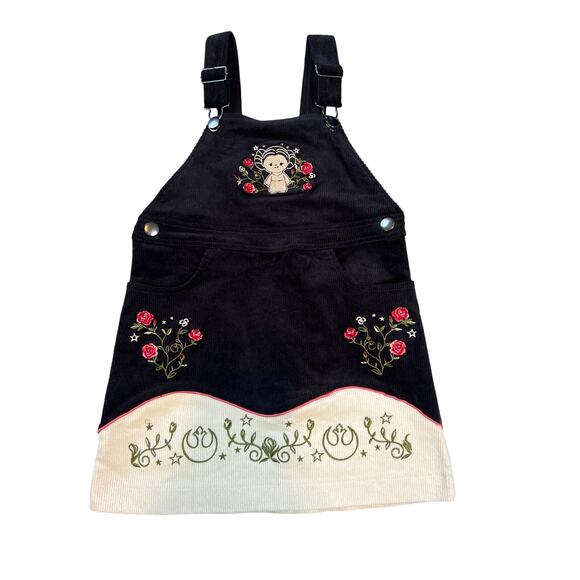 Star Wars Leia Western Toddler Overall Dress corduroy BoxLunch Exclusive  5T NEW - Picture 1 of 8